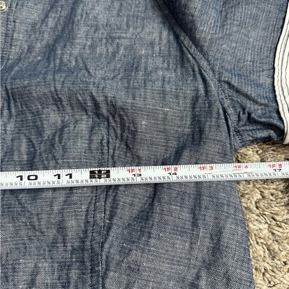 Grey by Jason Wu denims chambray dress 8 cotton linen pockets casual blue shirt - Picture 8 of 13